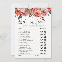 Boho terracotta Blume Braut oder Bräutigam Einladung