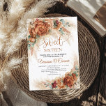 Boho terracotta burgundy Blume eucalyptus rosty Einladung<br><div class="desc">Boho terracotta burgundy Blume eucalyptus rosty tones 16 . Geburtstag Einladung Dieses trendige populäre Design ist perfekt für alle boho oder tropischen Stil Veranstaltungen. Das Design ist in Aquarellfarbe handgemalt Pampas Rasen gemischt getrocknete Palmen Blätter gemischte Terrakotta-Blume und verbrannte orange-gemischte Rose und gemischte burgundy Blume Rose gemischt rostigen Erdtönen Blume...</div>