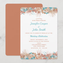 Boho Terracotta Hochzeit mit floraler Wirkung