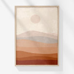 Boho Terracotta Neutrale Abstrakte Landschaft Kuns Poster<br><div class="desc">Lassen Sie sich von der ruhigen Schönheit des neutralen Abstrakten Landschaftskunstposters Boho Terracotta verzaubern. Dieses bezaubernde Kunstwerk besticht durch eine abstrakte Landschaft, die an die sanften Konturen der Bergketten erinnert, die in einer raffinierten Palette von Terrakotta- und Neutraltönen dargestellt sind. Die Landschaft ist ein Set gegen einen zarten, beigen Himmel,...</div>