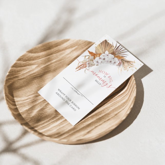 Boho Terracotta Quelle est la taille de la carte d (Créateur téléchargé)