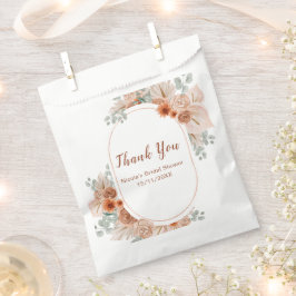 Boho Terrakotta-Pampasgras-Junggesellinnenabschied Geschenktütchen