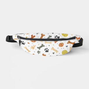 Boho Terrakotta- & Salbei-Muster-Hunde-Spaziergang Bauchtasche