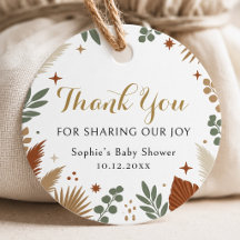 Boho Terrakotta und Salbei-Eukalyptus-Baby-Party