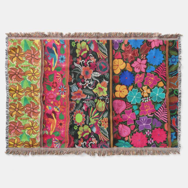 Boho Throw Blanket Decke (Vorderseite)