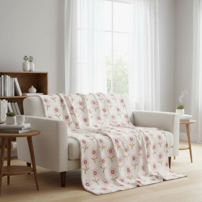 Boho Throw Blanket mit ukrainischem Volksmuster Fleecedecke (Von Creator hochgeladen)