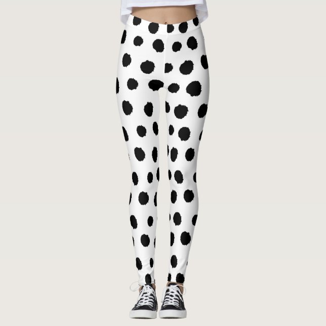 Boho-Tiermuster Leggings (Vorderseite)