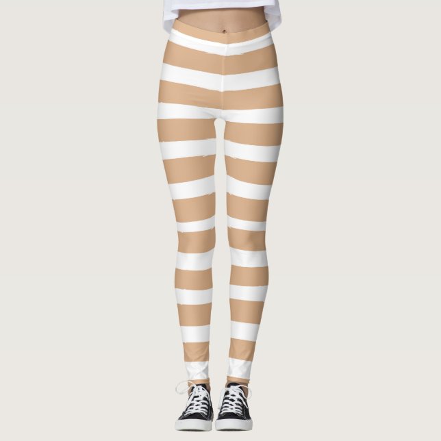 Boho-Tiermuster Leggings (Vorderseite)