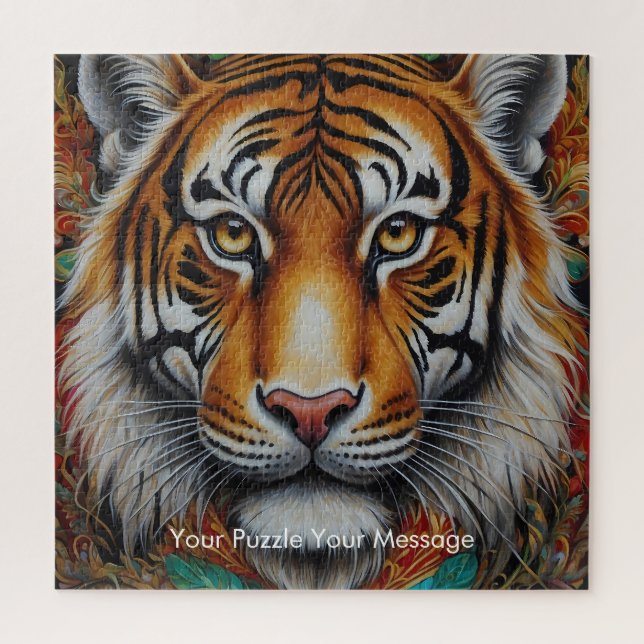 Boho Tiger Mandala (Vertikal)