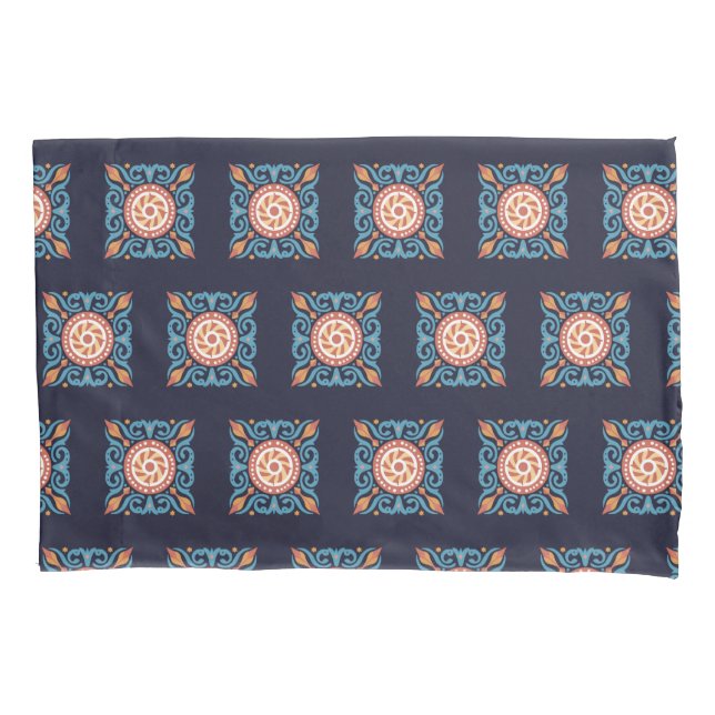 Boho Tile Kissenbezug (Vorderseite)