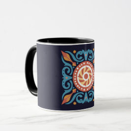 Boho Tile Tasse