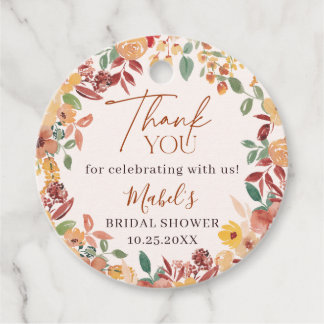 Boho Tombez Amoureux Fleurs Peintes Étiquette de R
