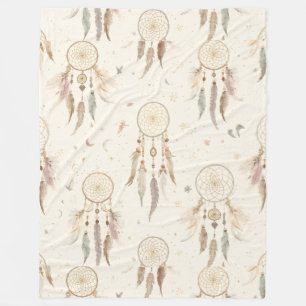 Boho Traumfänger Fleece-Decke   Ätherisch Fleecedecke