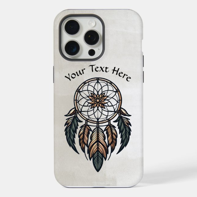 Boho Traumfänger iPhone 15 Pro Max Hülle (Rückseite)