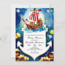 Boho Treasure Pirate Baby Shower
