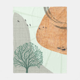 Boho Tree Fleecedecke