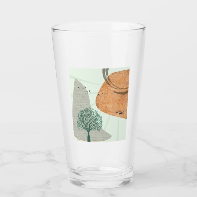 Boho Tree Glas (Vorderseite)
