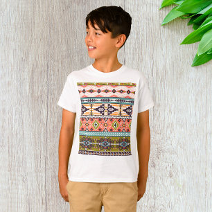 Boho Tribal Geometric Muster Südwestaztec T-Shirt