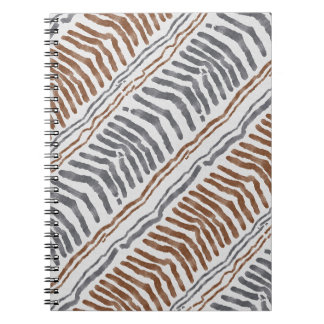 Boho-Tribal-Gestreifte Spiralbindung Notizbuch Notizblock