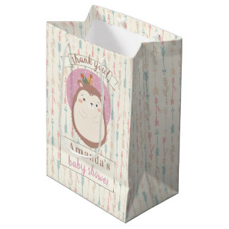 Boho Tribal Igel Pastel Arrow Baby Dusche Mittlere Geschenktüte