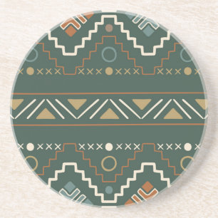 Boho Tribal Pattern Getränkeuntersetzer