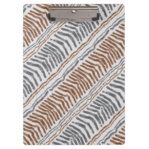 Boho-Tribal-Striped Klemmbrett