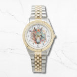 Boho Tribal Watercolor Horse Stilvolle Chic Womans Armbanduhr<br><div class="desc">Boho Tribal Watercolor Horse Stilvolle Chic Womans Watches verfügen über ein bohemianisches Aquarellpferd. Erstellt von Evco Studio www.zazzle.com/store/evcostudio</div>