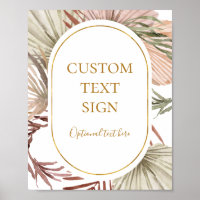 Boho Tropical Botanical Cards & Geschenke Custom S