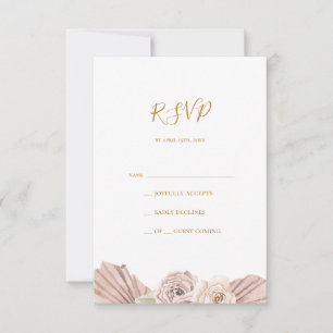 Boho Tropical Botanical   Carte RSVP