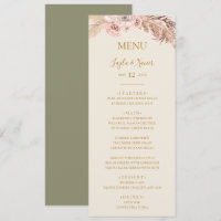 Boho Tropical Botanical | Grünes Hochzeitsessen