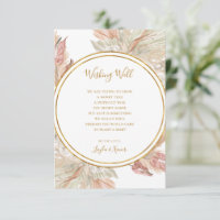 Boho Tropical Botanical | Hochzeitswünsche