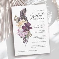 Boho Tropical Lila Parrot Brautparty