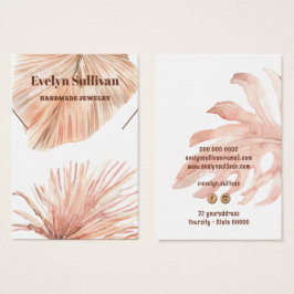 boho tropische Halskette-Grafikkarte