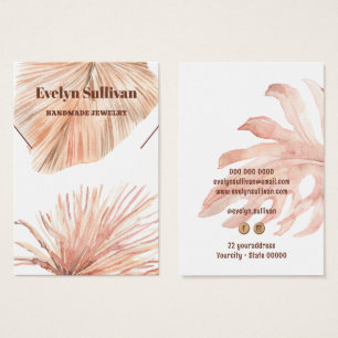 boho tropische Halskette-Grafikkarte