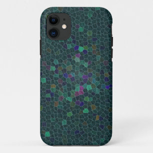 Boho Türkis Karo-Muster Ethnisches Grafik Case-Mate iPhone Hülle