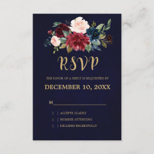Boho UAWG RSVP Karte