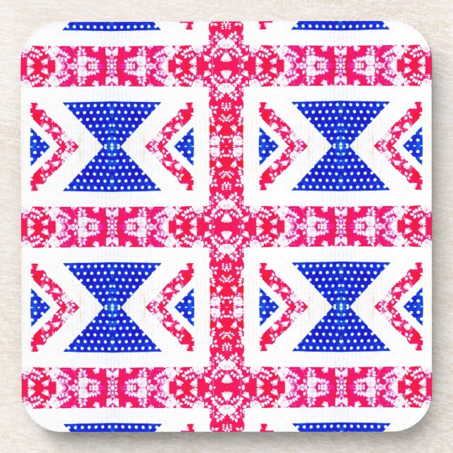 boho union jack untersetzer (Vorderseite)