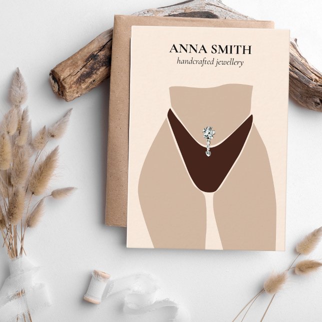 Boho unique Bly Button Piercing Display Niedlicher Visitenkarte (Von Creator hochgeladen)