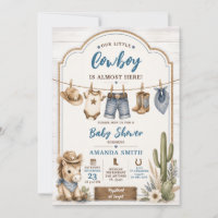 Boho Unsere kleine Cowboy-Wild-West-Pferd-Baby-Par