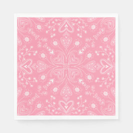 Boho Valentine Garden Serviette