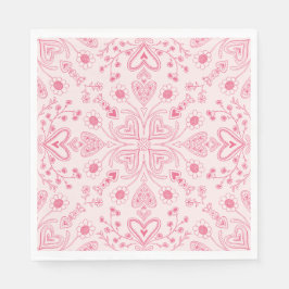 Boho Valentine Garden Serviette