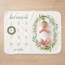 Boho Verlasse Personalisiertes Baby Milestone Foto