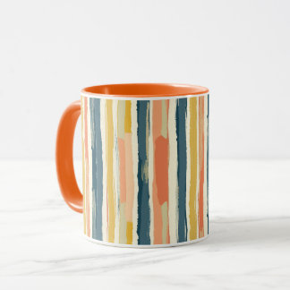 Boho Vertikalstreifen Tasse