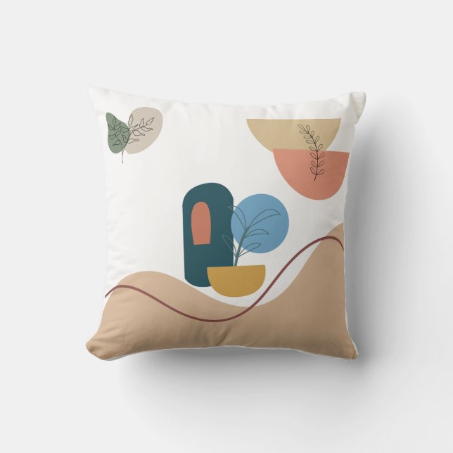 Boho Vibes Decorative Pillow Kissen (Vorderseite)