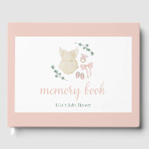Boho Vintag Outfit Babydusche Memory Book