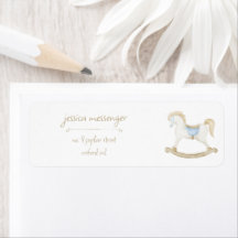 Boho Vintage Schaukelpferd Cowboy Babyparty