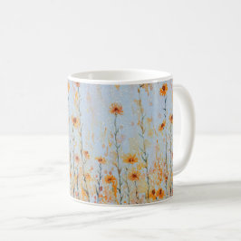 Boho Vintage Wildblumen Kaffeetasse