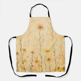 Boho Vintage Wildblumen Schürze