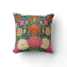 Boho Vintages Blumenkissen