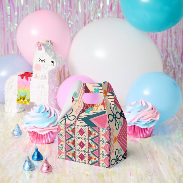 Boho-Volks kunst  Geschenkschachtel (Party)